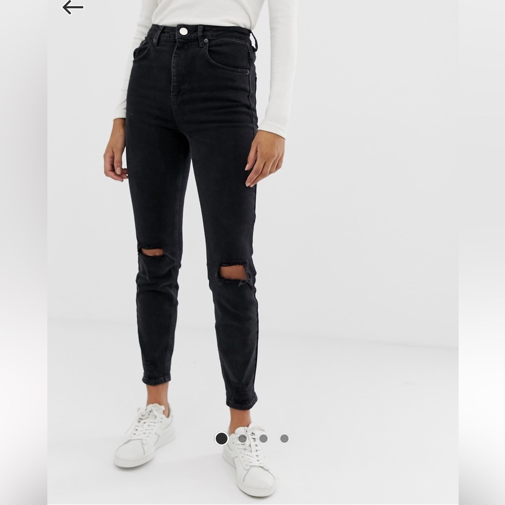 🌜2for$35🌛 ASOS DESIGN high rise farleigh 'slim' mom jeans -32-33